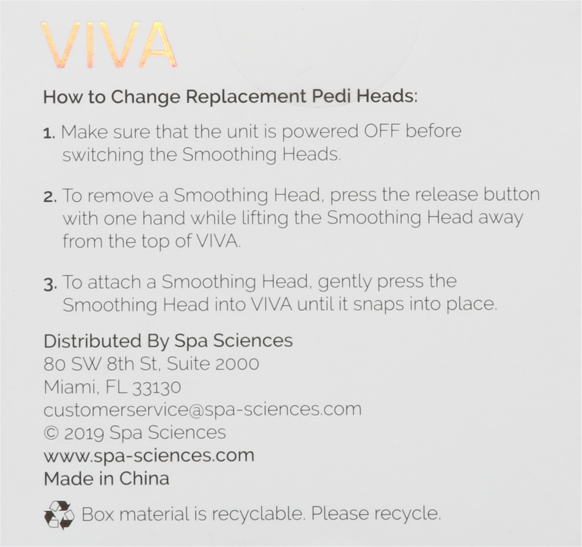 slide 8 of 11, Spa Sciences Viva Replacement Smoothing Pedi Heads 2 Pack, 2 ct