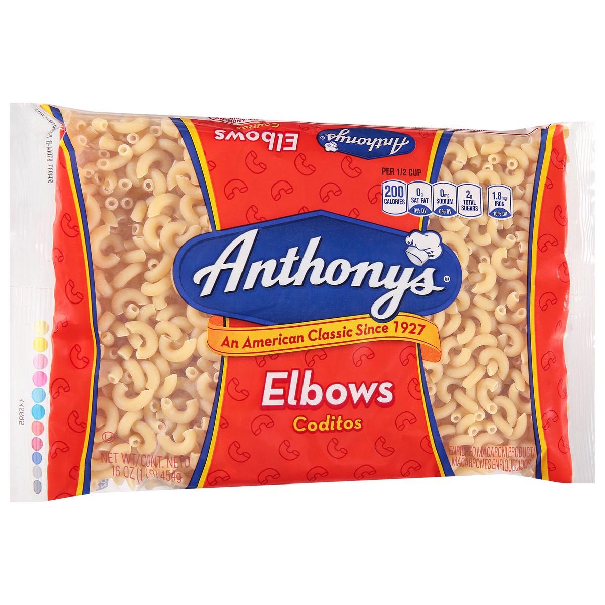 slide 5 of 9, Anthony's Elbows 16 oz, 16 oz