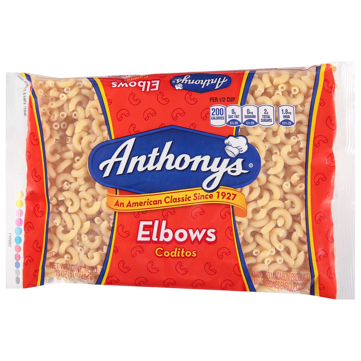 slide 7 of 9, Anthony's Elbows 16 oz, 16 oz