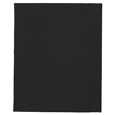 slide 1 of 1, Top Flight Black Magnetic Flap Journal, 96 ct