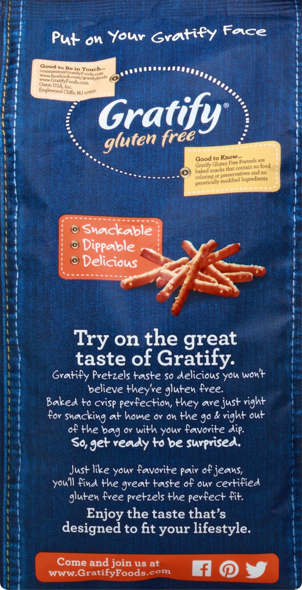 slide 7 of 9, Gratify Gluten Free Family Size Sea Salt Pretzels 14.1 oz, 14.1 oz