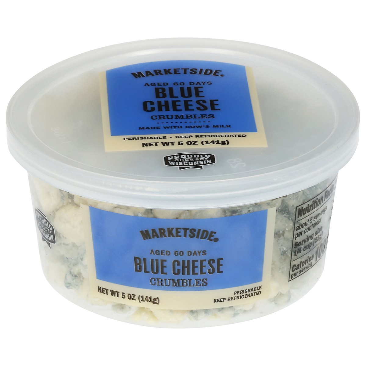 slide 2 of 4, Great Lakes Cheese Blue Cheese Crumbles, 1 ct
