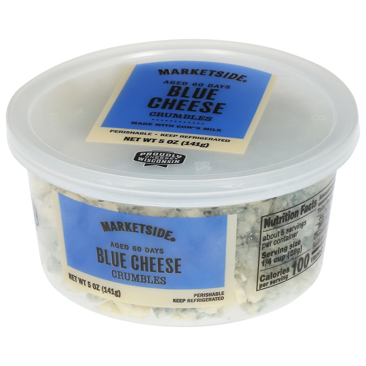 slide 3 of 4, Great Lakes Cheese Blue Cheese Crumbles, 1 ct