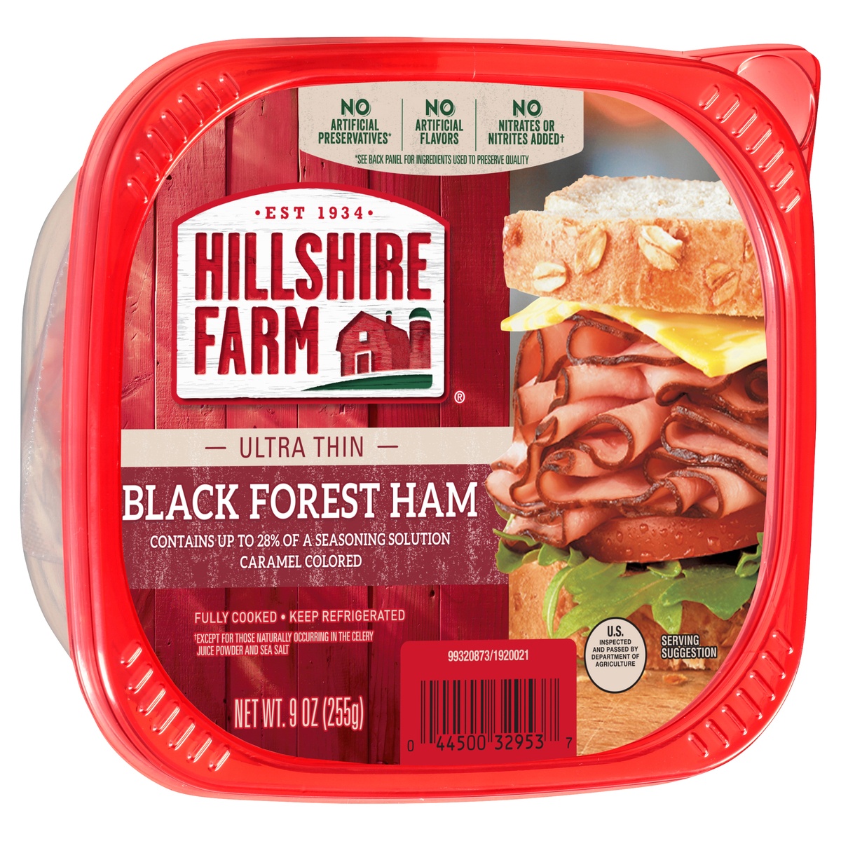 slide 2 of 5, Ultra Thin Sliced Black Forest Ham Deli Meat, 9 oz