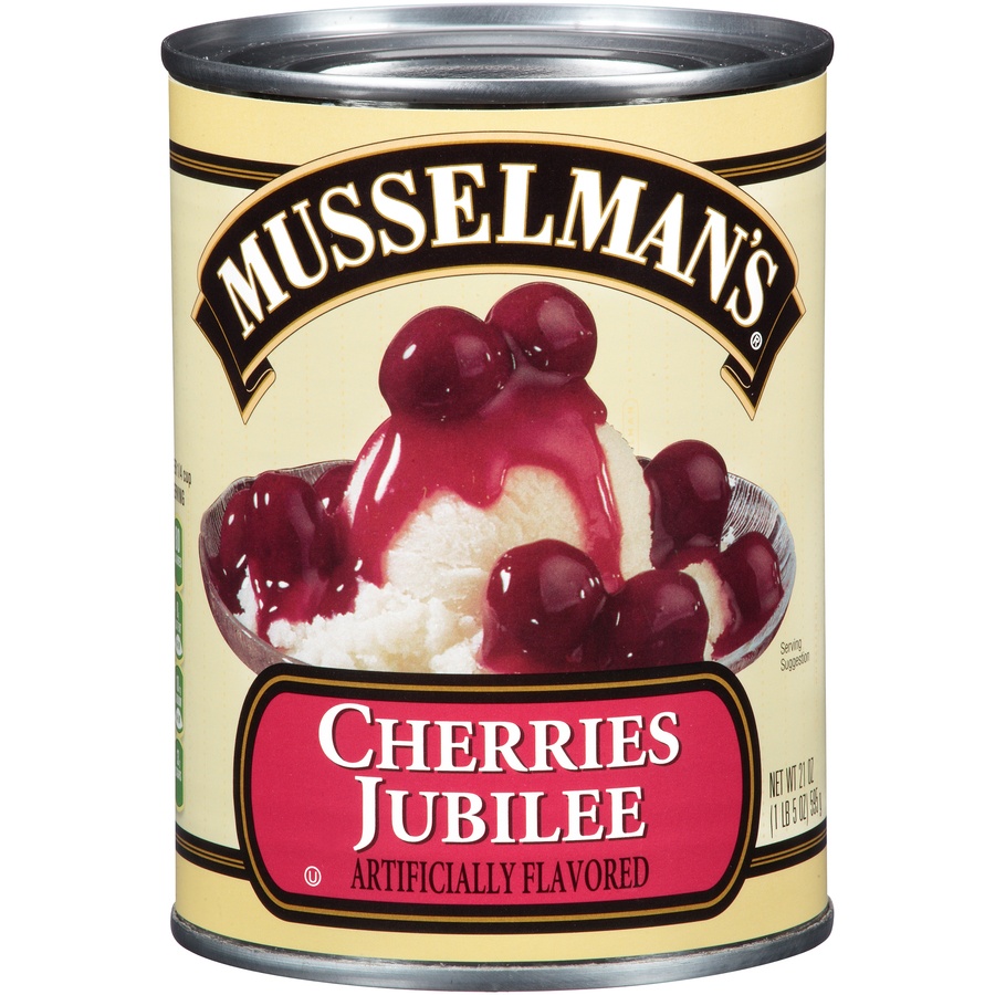 slide 1 of 1, Musselman's Cherries Jubilee, 21 oz