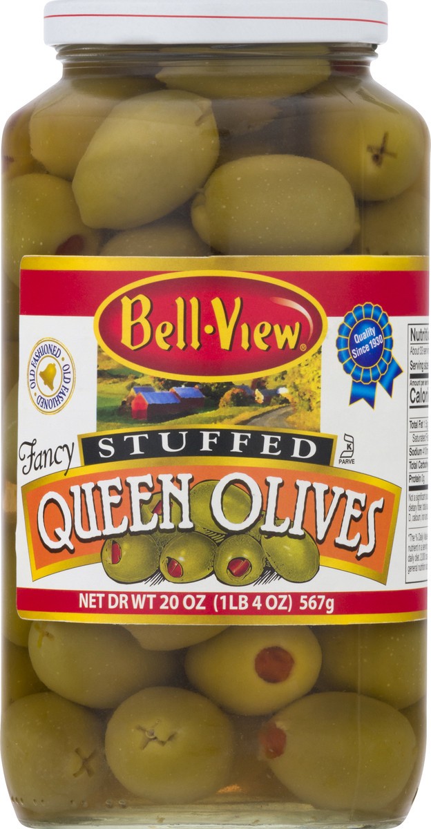 slide 6 of 13, Bell-View Stuffed Queen Olives 20 oz, 20 oz