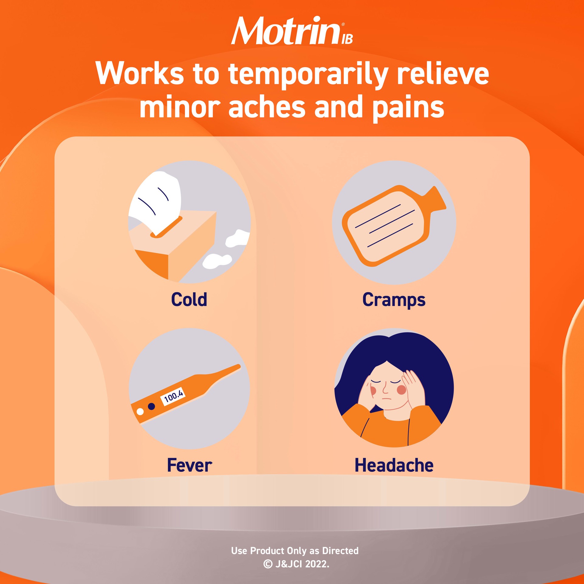 slide 5 of 10, Motrin IB Liquid Gels, Ibuprofen 200 mg, Pain Reliever & Fever Reducer Minor Arthritis Pain, Muscular Aches, Headache, Menstrual Cramps & Backache, NSAID, 120 Ct, 120 ct