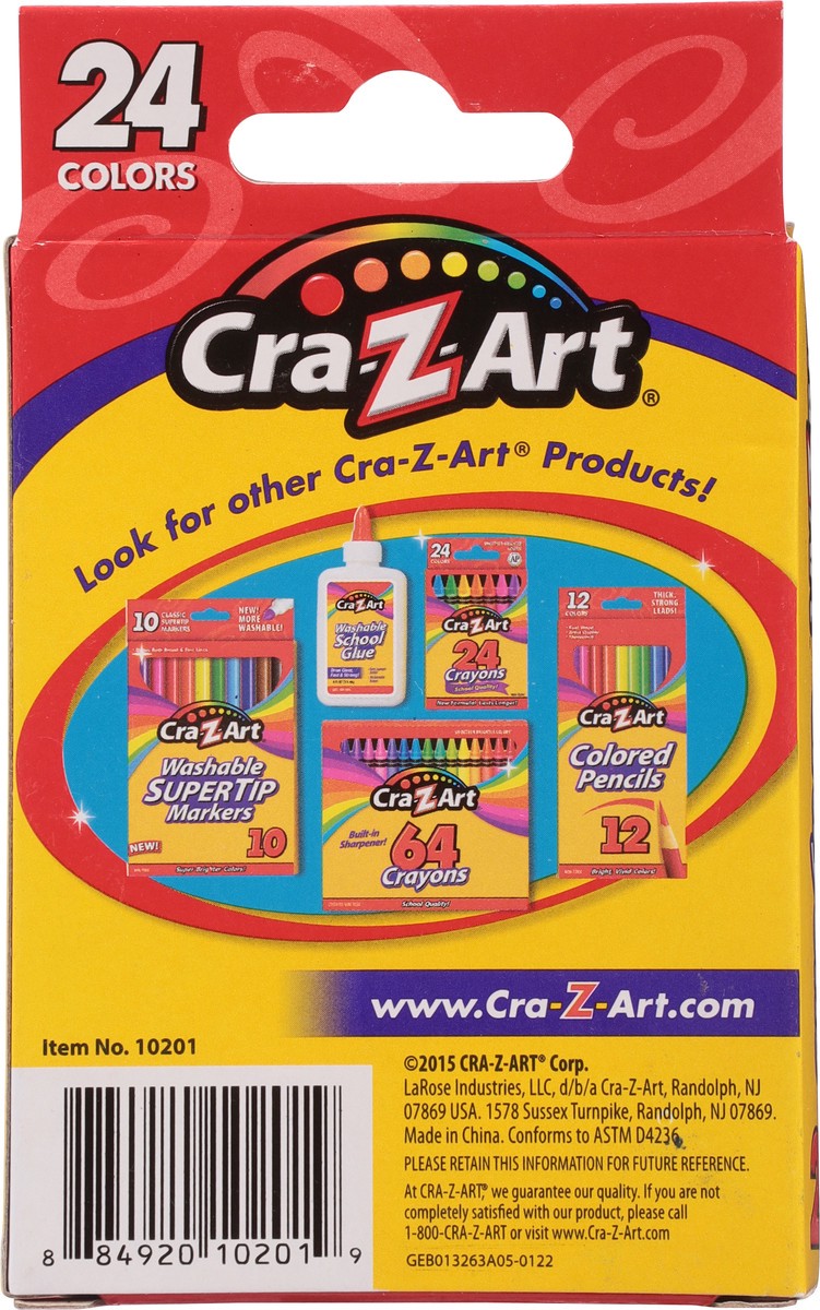 slide 5 of 9, Cra-Z-Art Crayons, 24 ct