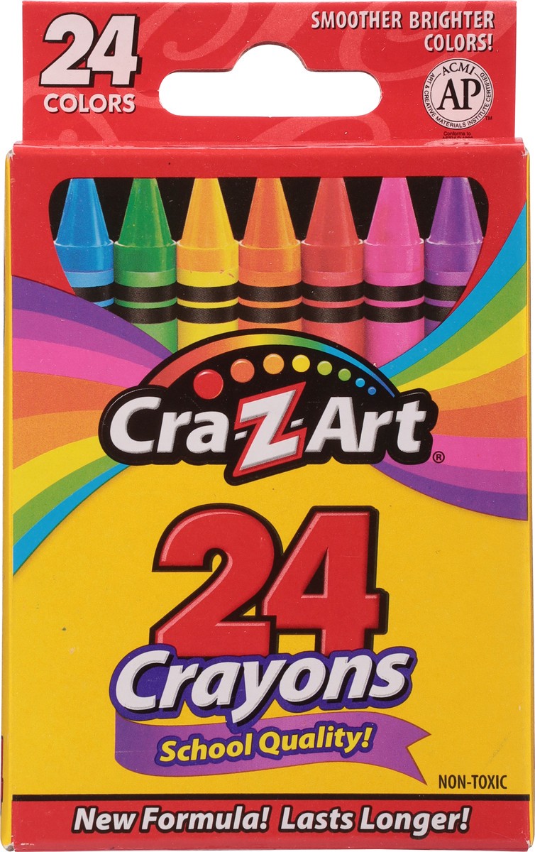 slide 6 of 9, Cra-Z-Art Crayons, 24 ct