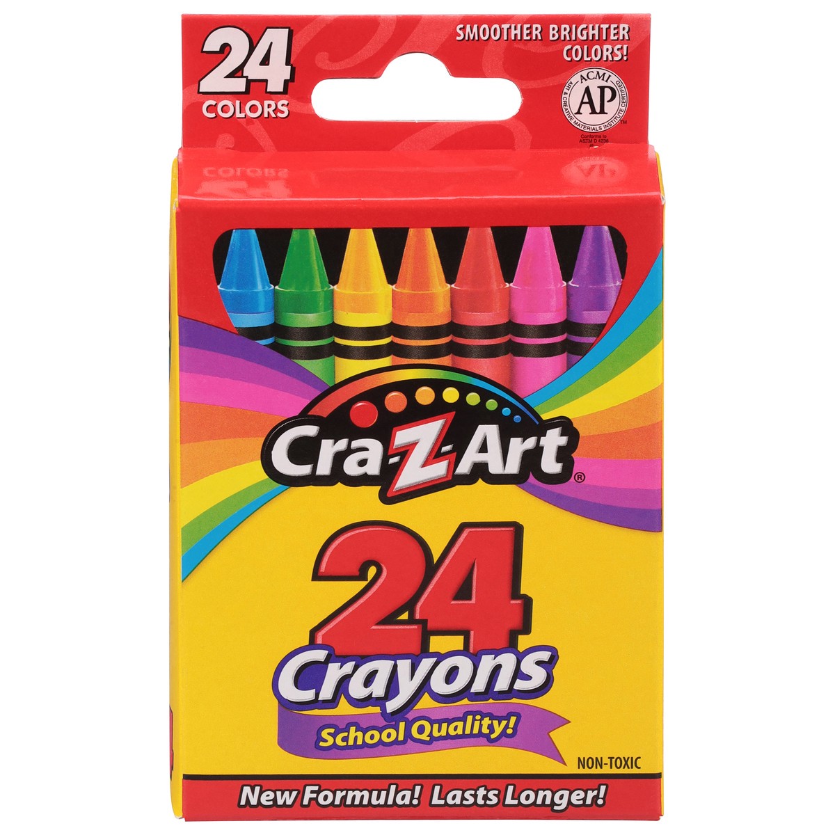 slide 1 of 9, Cra-Z-Art Crayons, 24 ct