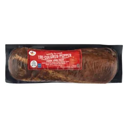 Tri-Colored Pepper Marinated Pork Loin Fillet