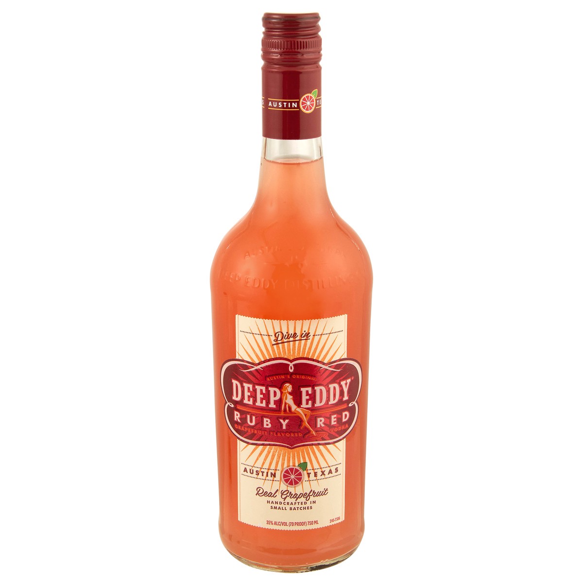 slide 1 of 20, Deep Eddy Ruby Red Grapefruit Flavored Vodka 750 ml, 750 ml