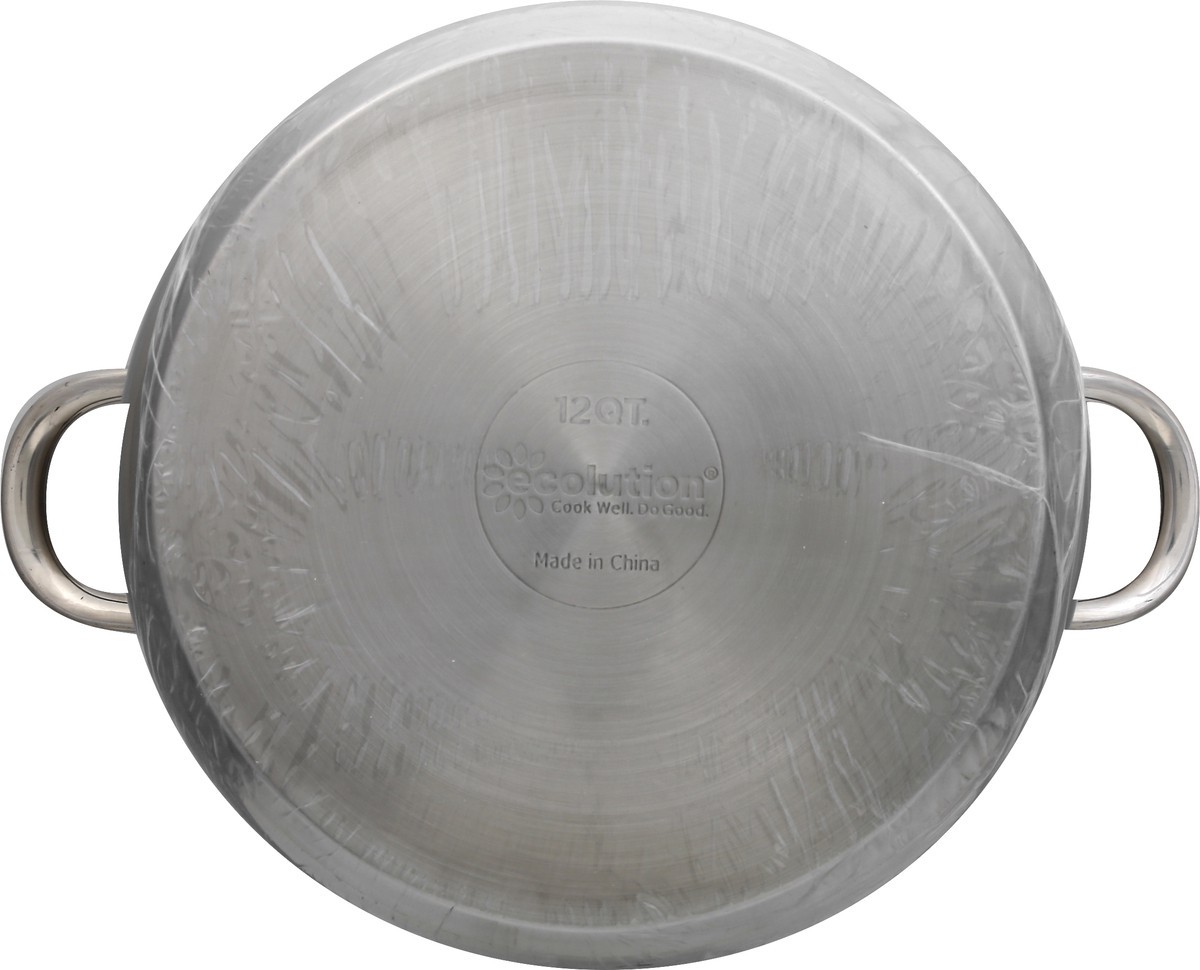 slide 3 of 11, Ecolution Epoca Pure Intentions Silver Stainless Steel Stock Pot With Lid, 12 qt