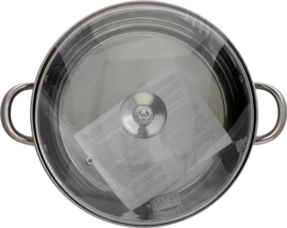 slide 5 of 11, Ecolution Epoca Pure Intentions Silver Stainless Steel Stock Pot With Lid, 12 qt