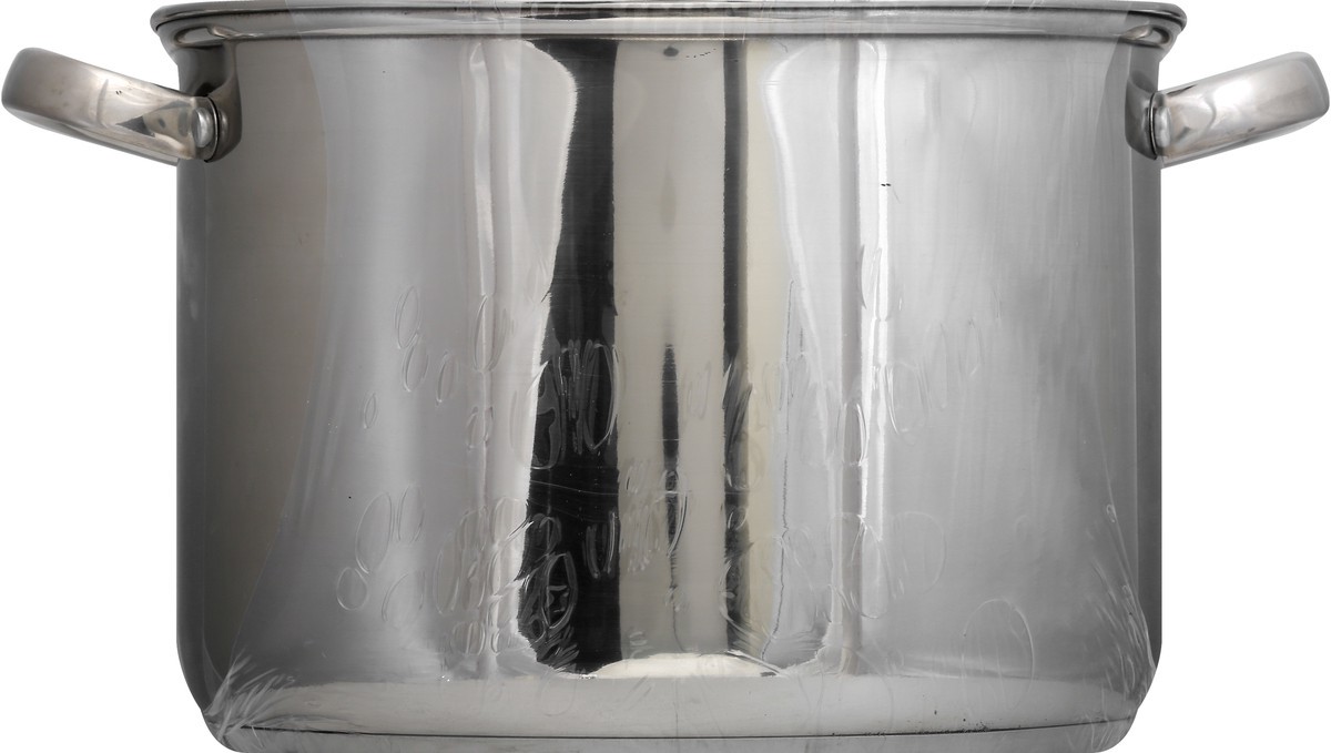 slide 9 of 11, Ecolution Epoca Pure Intentions Silver Stainless Steel Stock Pot With Lid, 12 qt