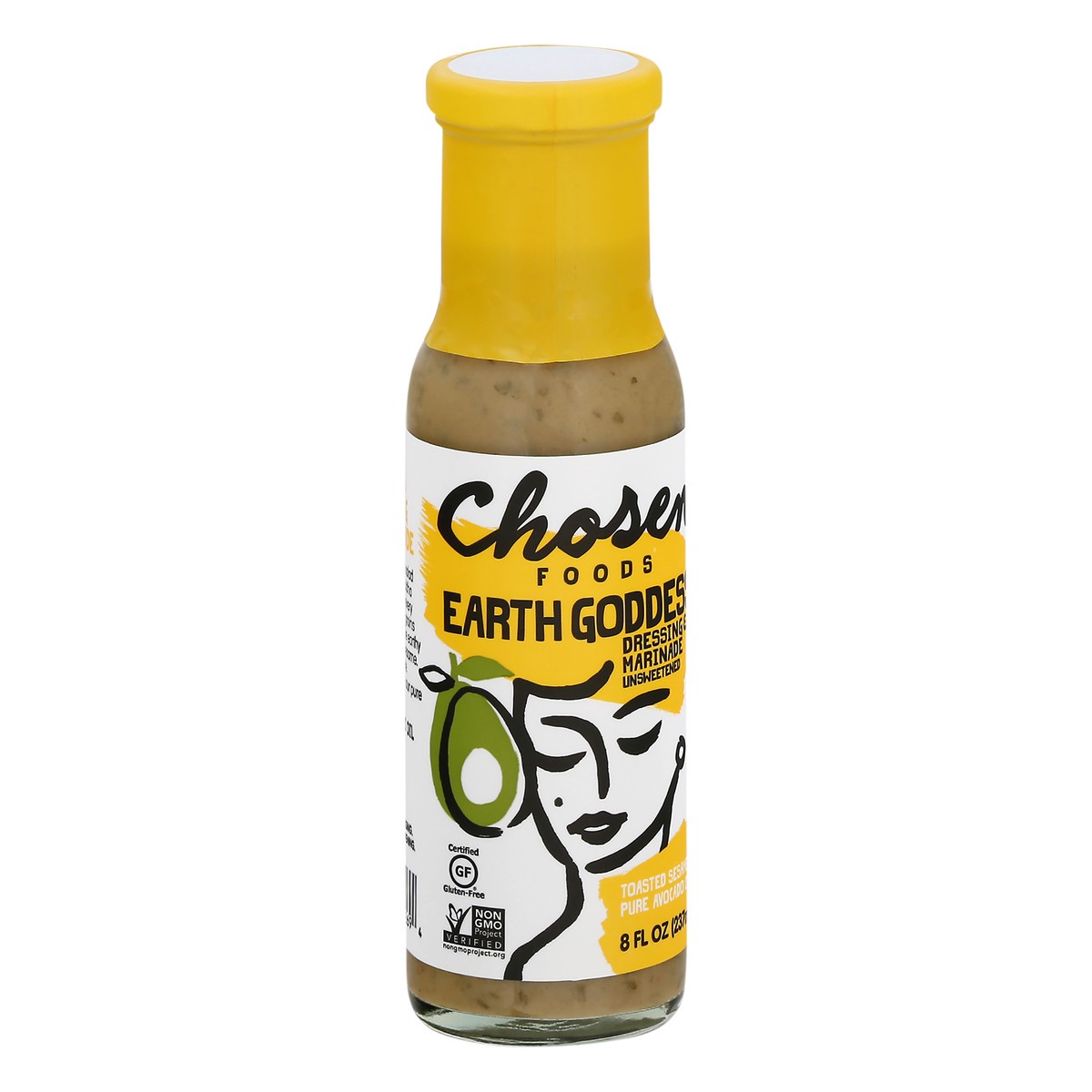 slide 2 of 13, Chosen Foods Unsweetened Earth Goddess Dressing & Marinade 8 oz, 8 oz