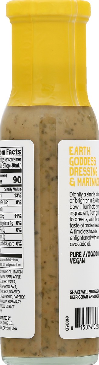 slide 12 of 13, Chosen Foods Unsweetened Earth Goddess Dressing & Marinade 8 oz, 8 oz