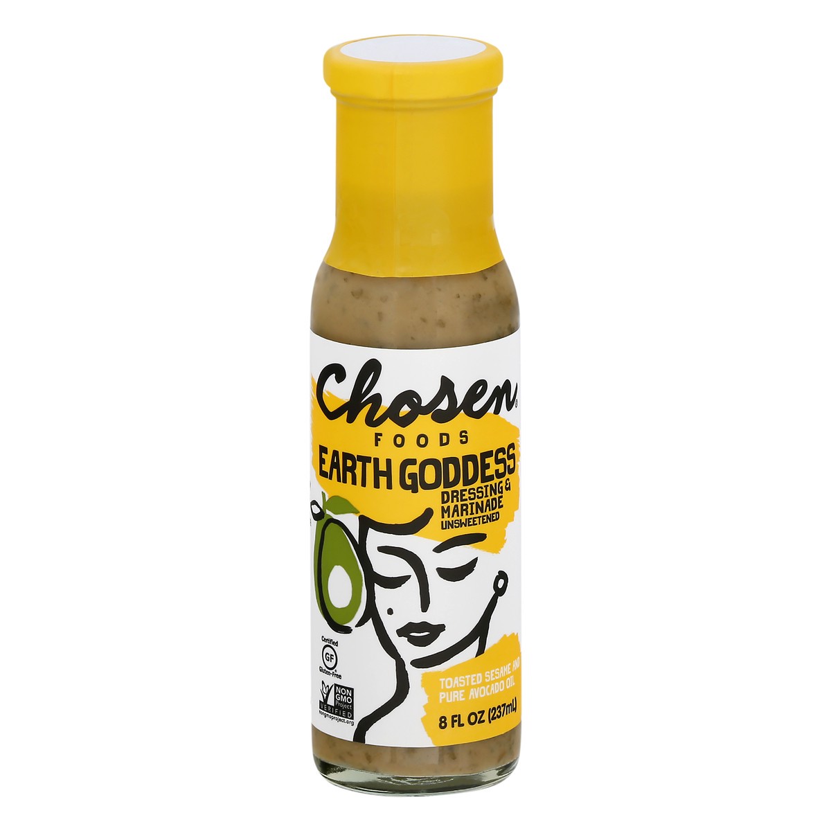 slide 7 of 13, Chosen Foods Unsweetened Earth Goddess Dressing & Marinade 8 oz, 8 oz