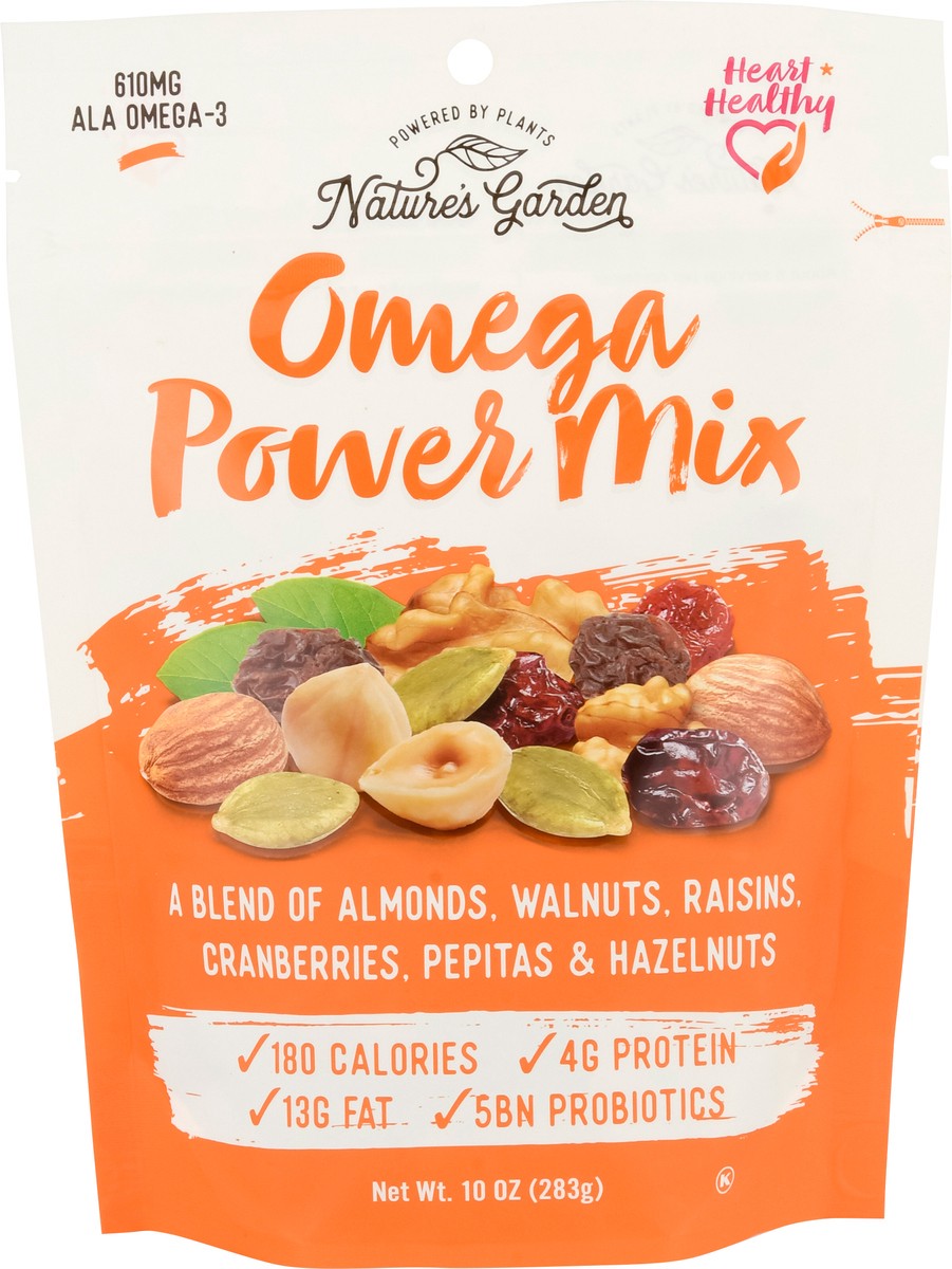 slide 4 of 9, Nature's Garden Omega Power Mix 10 oz, 10 oz