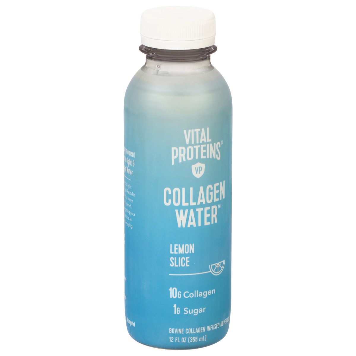 slide 7 of 9, Vital Proteins Lemon Slice Collagen Water 12 fl oz, 12 fl oz