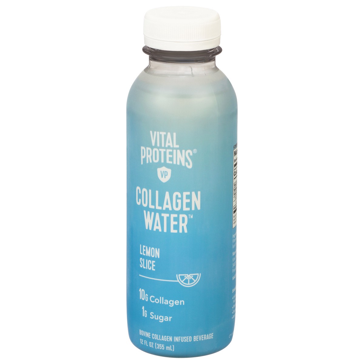 slide 4 of 9, Vital Proteins Lemon Slice Collagen Water 12 fl oz, 12 fl oz