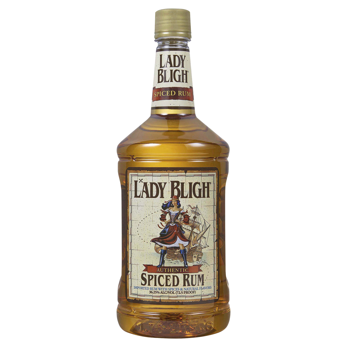slide 1 of 1, Lady Bligh Rum, Spiced, Authentic, 1.75 liter