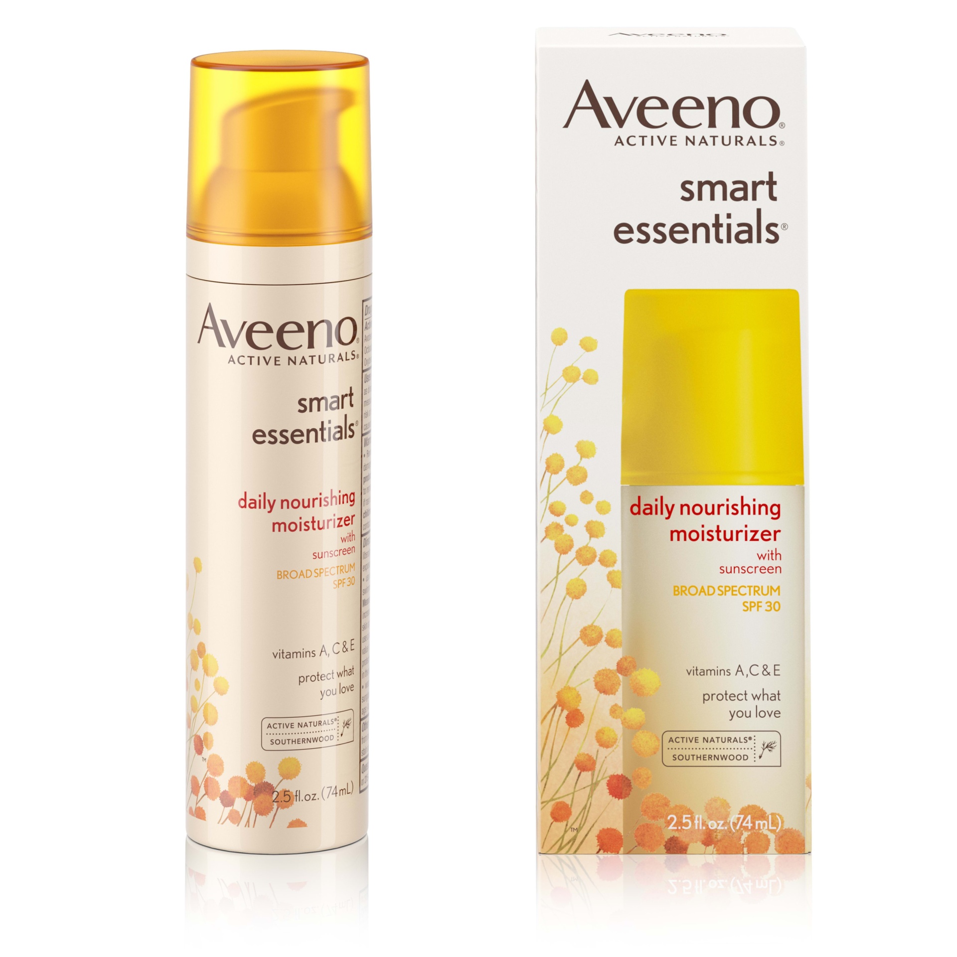 slide 1 of 1, AVEENO SMART ESSENTIALS Daily Nourishing Moisturizer with Broad Spectrum SPF 30, 2.5 Oz, 2.50 fl oz