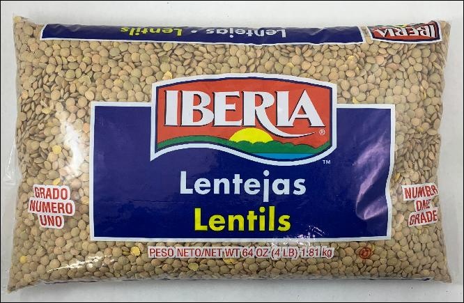 slide 1 of 1, Iberia Ibe Lentils - 64 oz, 64 oz
