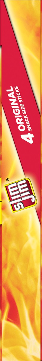 slide 8 of 9, Slim Jim Smoked Original Snack 4 - 0.28 oz Sticks, 4 ct; 1.12 oz