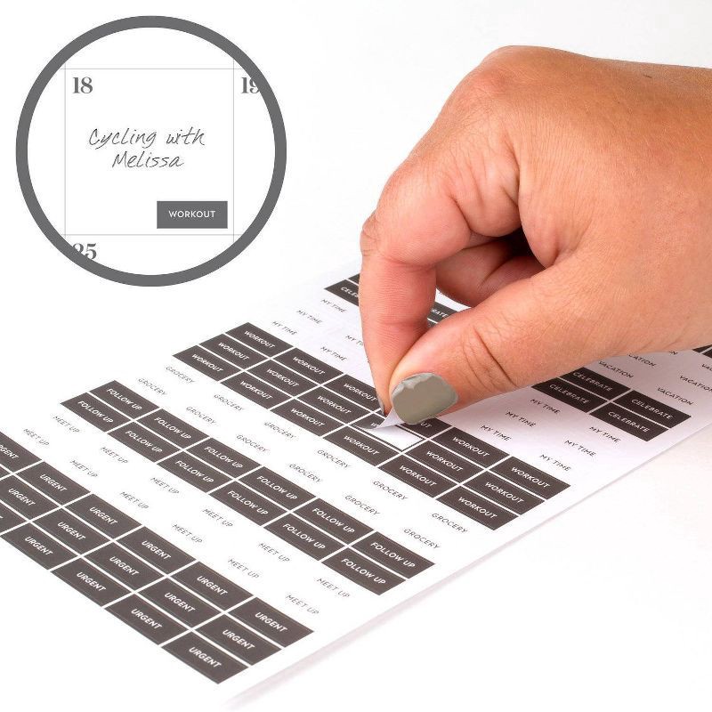 slide 4 of 12, Cambridge Workstyle 2024-25 Weekly/Monthly Planner 11.125"x9.375" Taupe, 1 ct