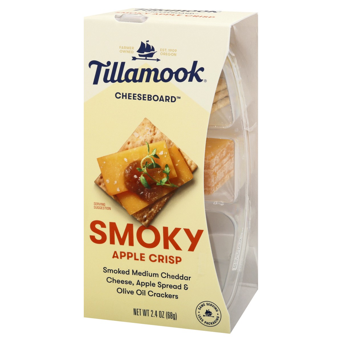 slide 2 of 9, Tillamook Smoky Apple Crisp Cheeseboard 2.4 oz, 2.4 oz