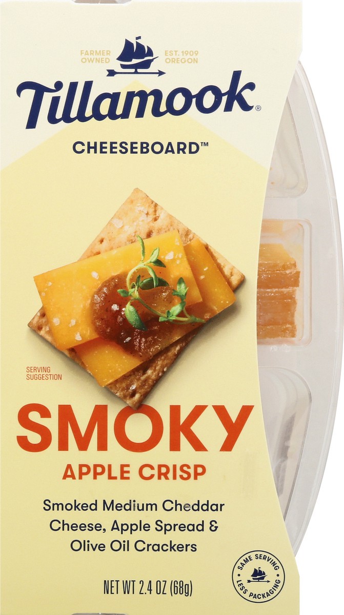 slide 6 of 9, Tillamook Smoky Apple Crisp Cheeseboard 2.4 oz, 2.4 oz