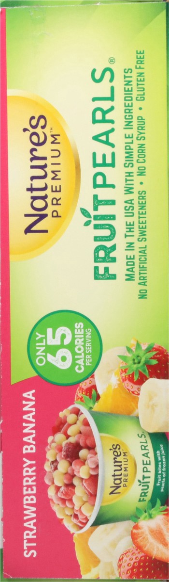 slide 7 of 14, Nature's Premium Fruit Pearls 4pk Strawberry Banana 2.3 Oz, 4 ct