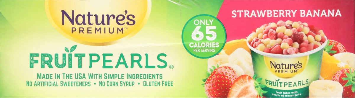 slide 2 of 14, Nature's Premium Fruit Pearls 4pk Strawberry Banana 2.3 Oz, 4 ct