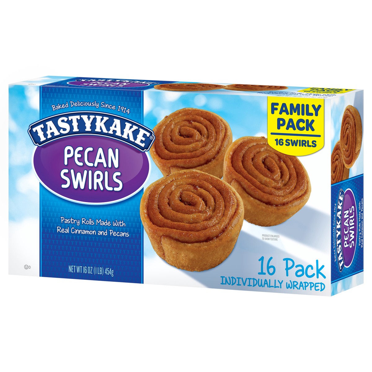 slide 10 of 13, Tastykake Pecan Swirls, Family Pack, 16 Pack, 16 ct