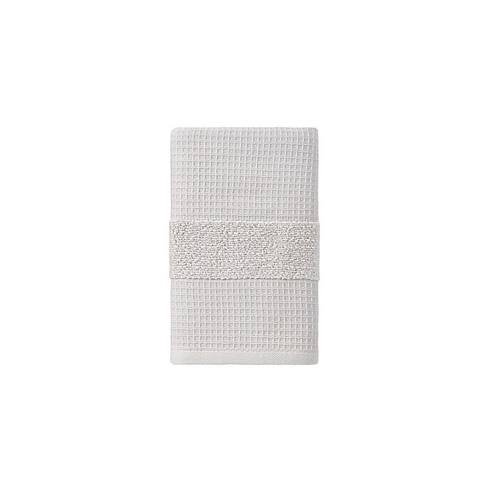 slide 1 of 2, Haven Organic Cotton Waffle & Terry Hand Towel - Lunar Rock, 1 ct