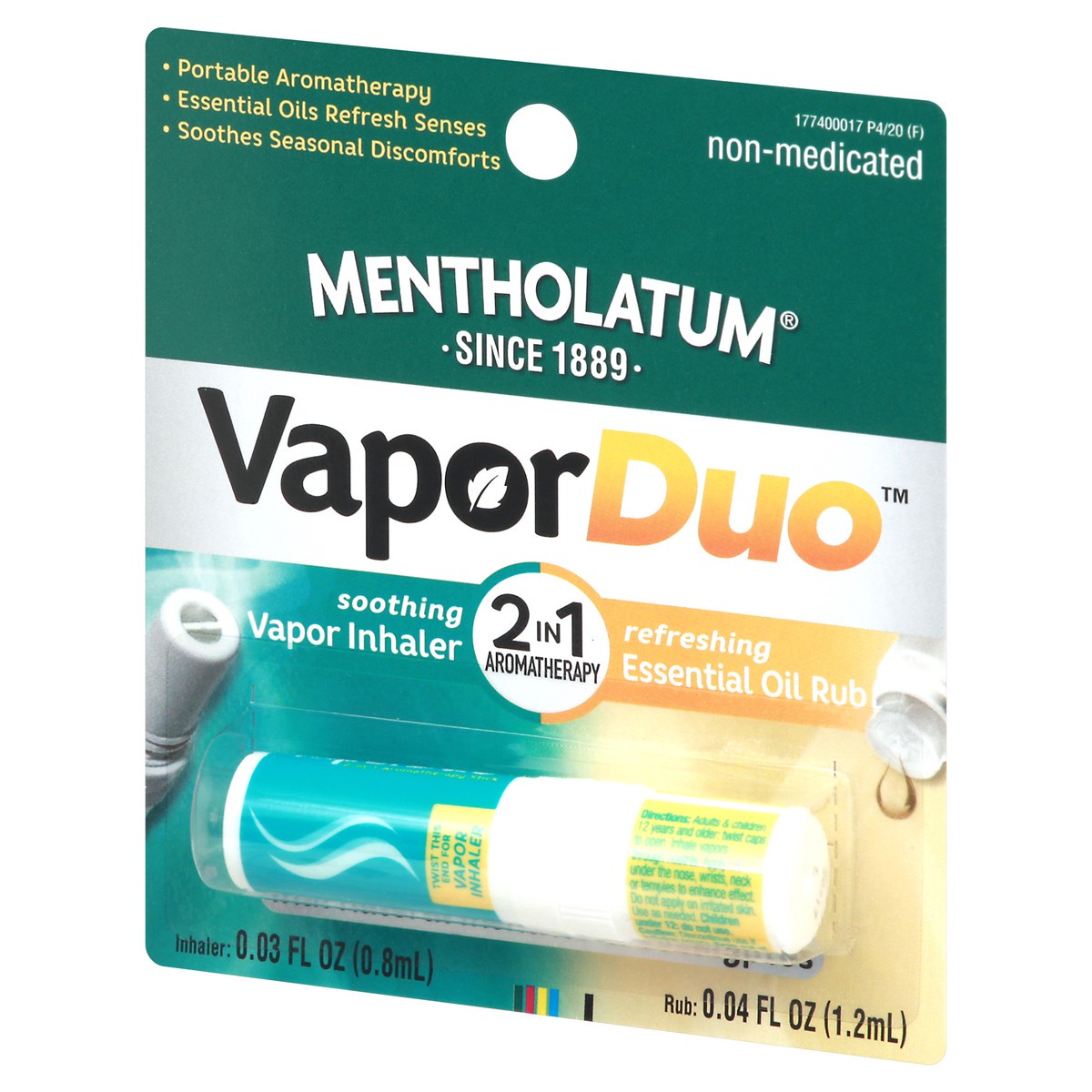 slide 2 of 10, Mentholatum Vaporduo Stick, 1 ct