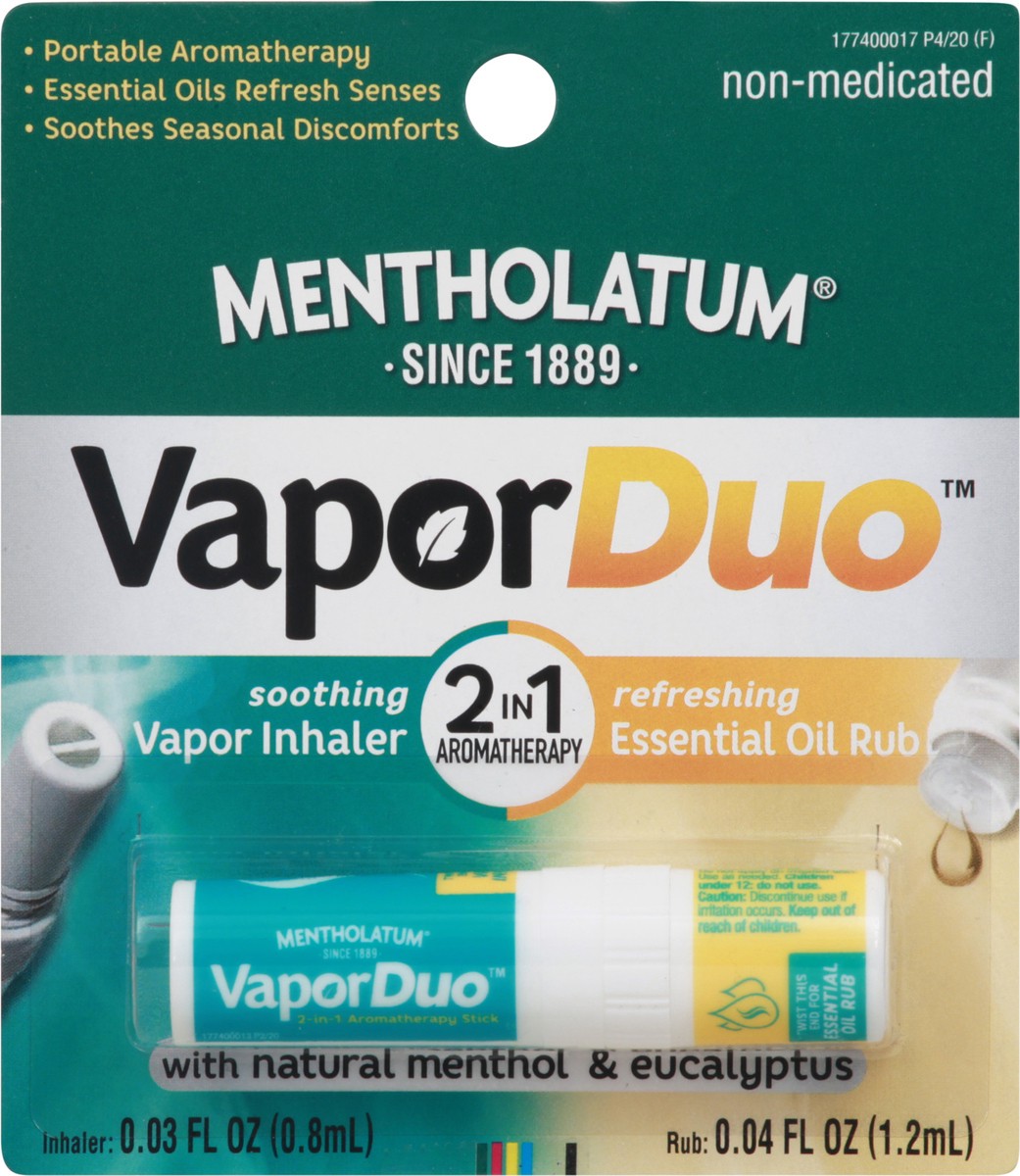 slide 9 of 10, Mentholatum Vaporduo Stick, 1 ct