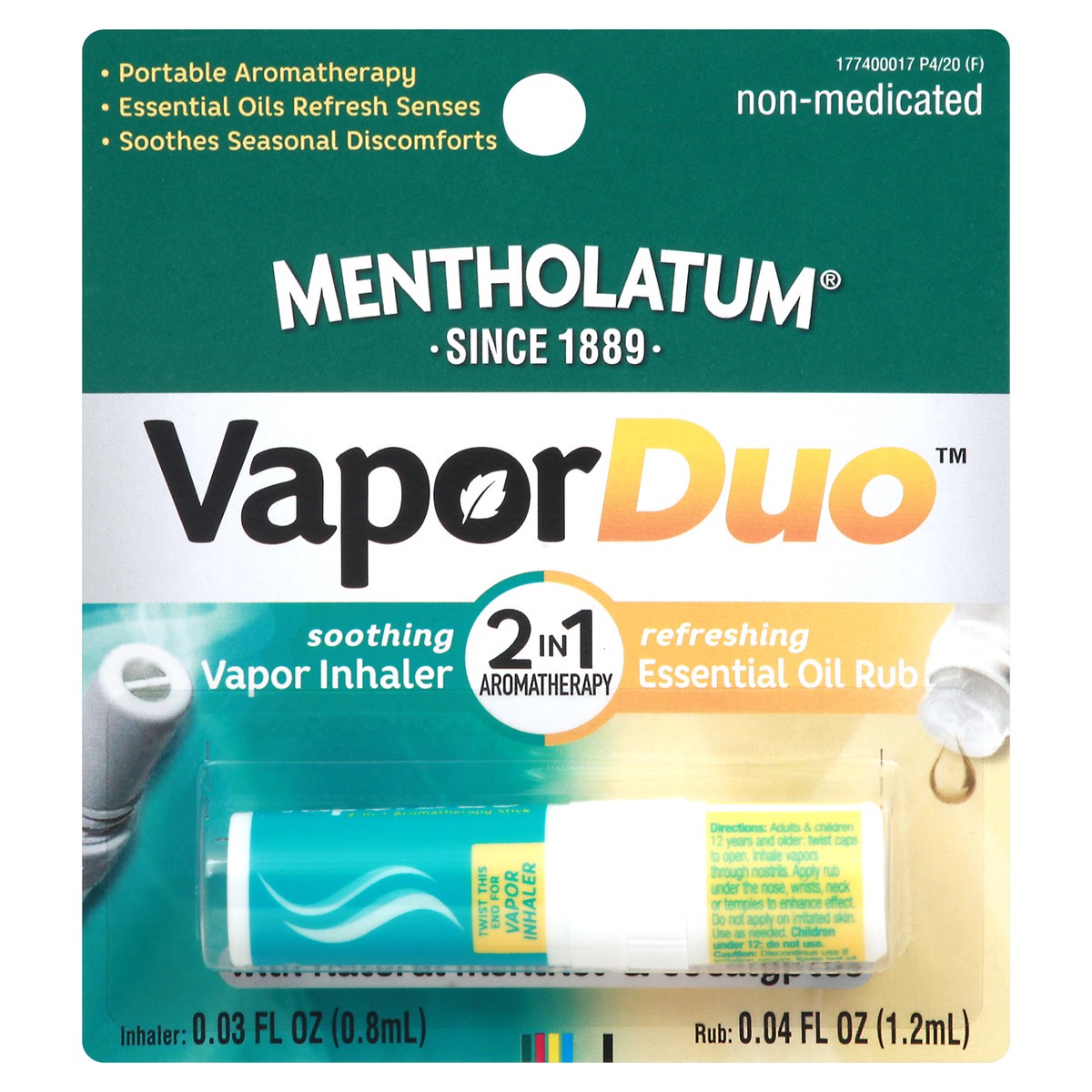 slide 7 of 10, Mentholatum Vaporduo Stick, 1 ct