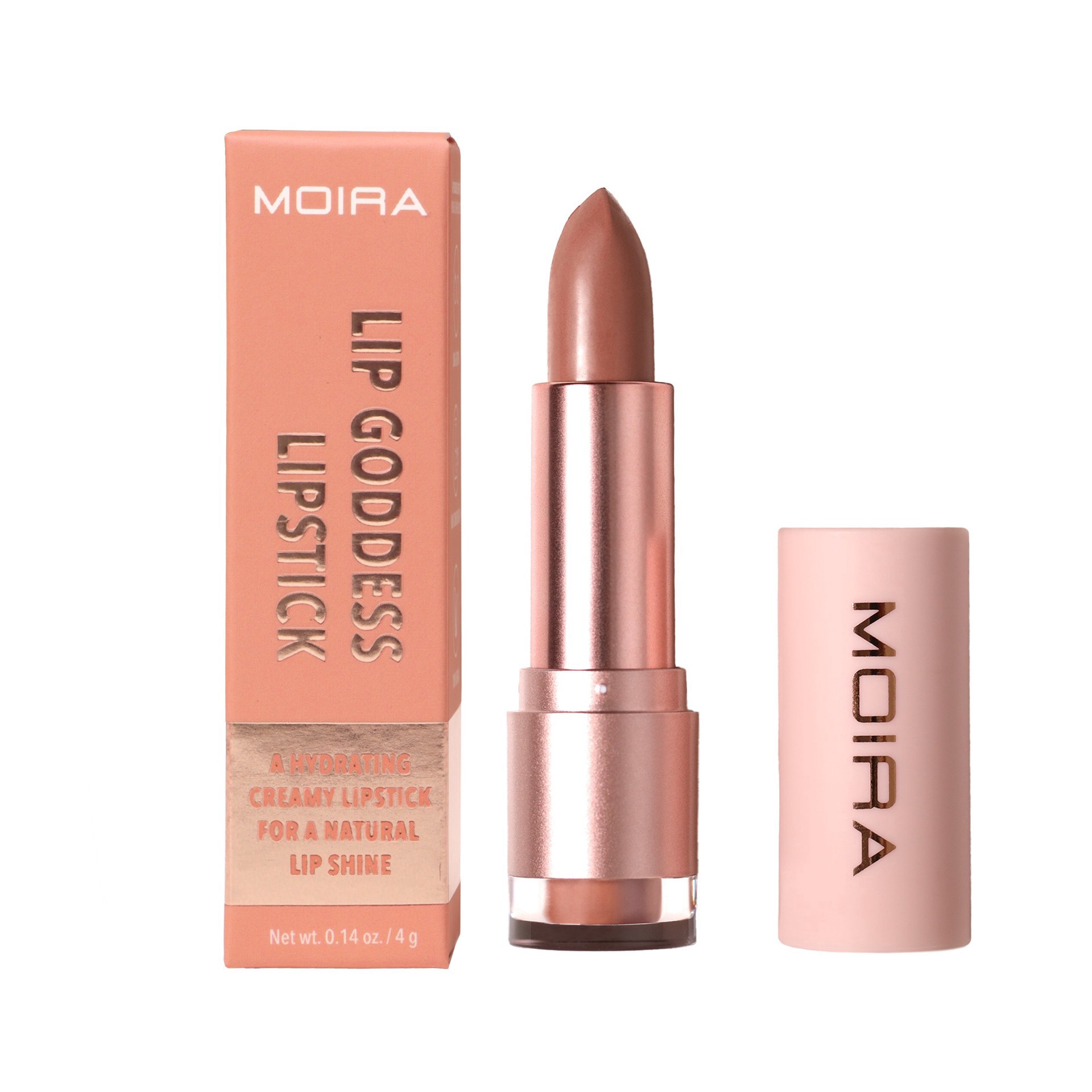 slide 1 of 1, Moira Lip Goddess Lipstick - 003 Yours, 1 ct
