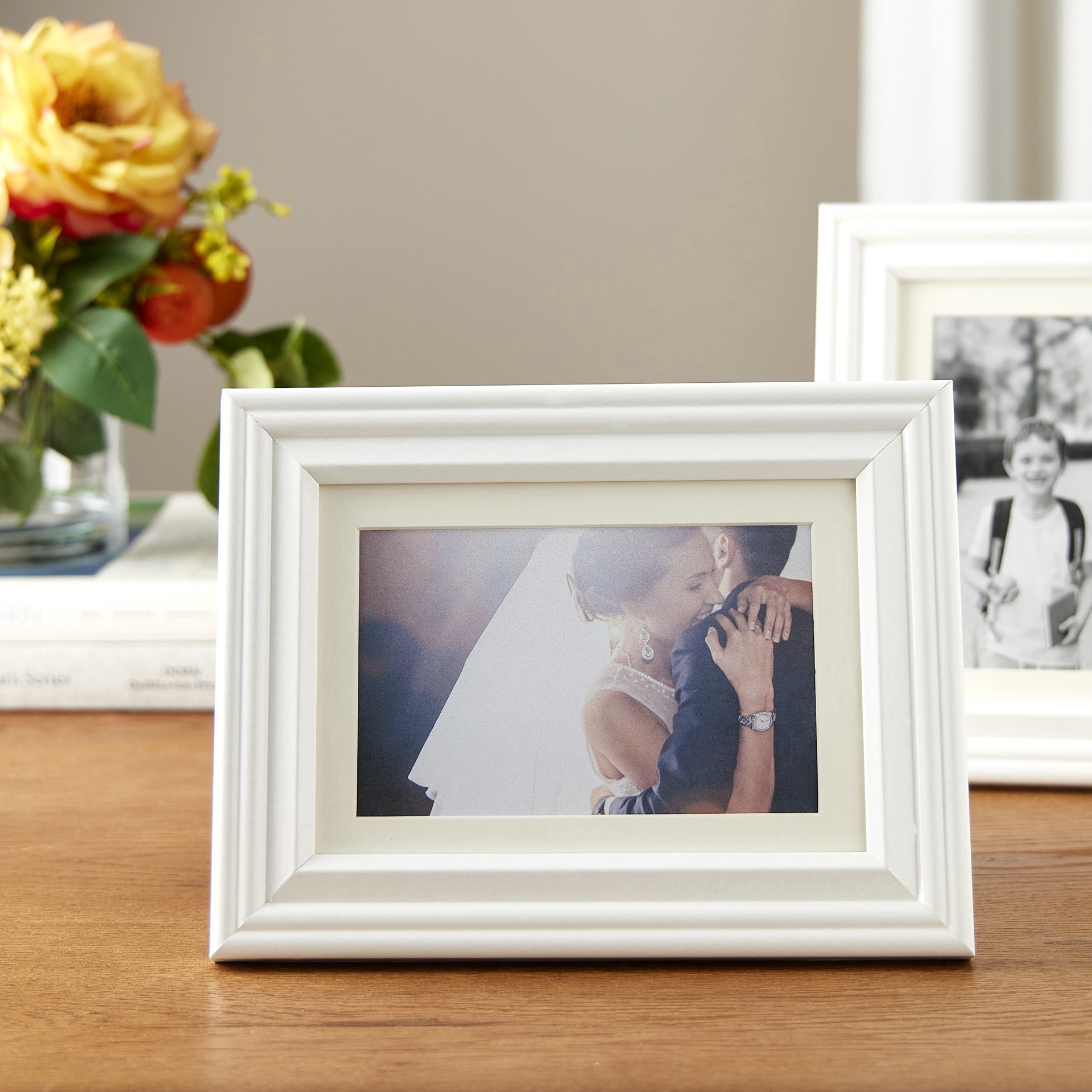 slide 3 of 4, 5 Pack Lifestyles 4" X 6" White Frame With Mat By Studio Decor, 4 in x 6 in