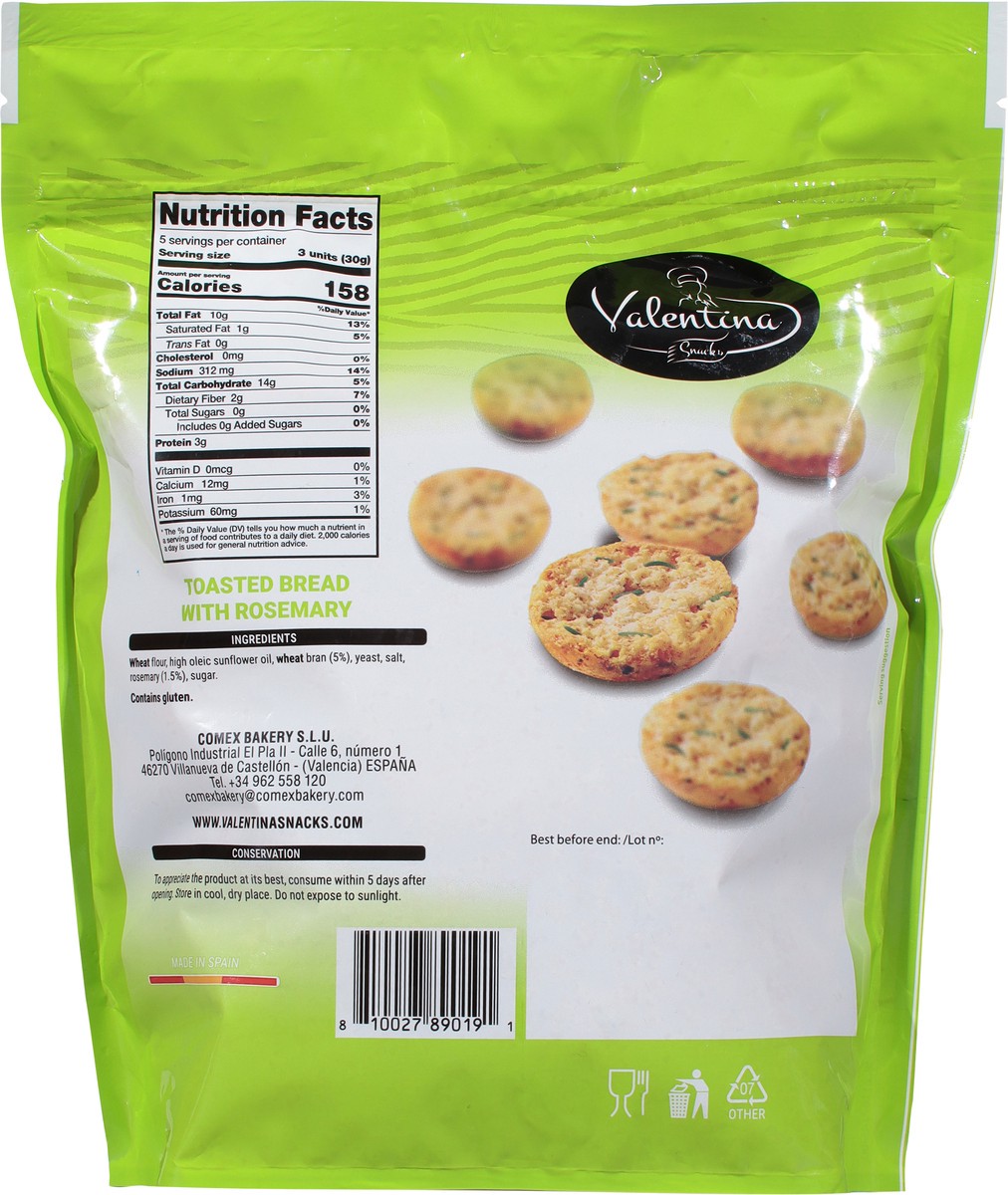 slide 4 of 14, Valentina Rosemary Toasted Bread 5.3 oz, 5.3 oz