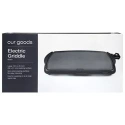 Our Goods Black Electric Griddle 1 Each