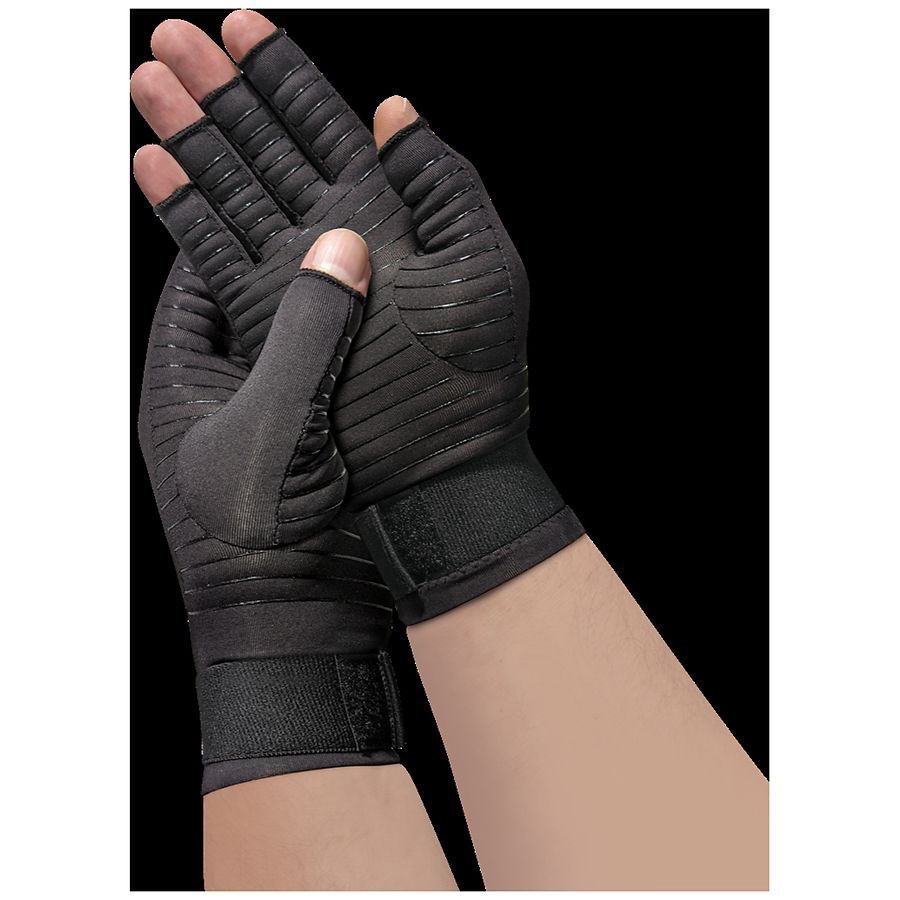 slide 5 of 5, Walgreens Compression Gloves Large / Extra Large, 1 pair