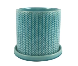 The Joy Of Gardening Fishscale Planter - Turquoise