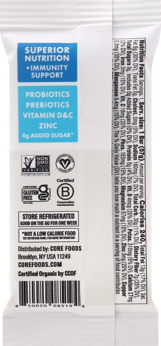 slide 3 of 9, CORE Coconut Chocolate Chip Nutrition Bar 2 oz, 2 oz