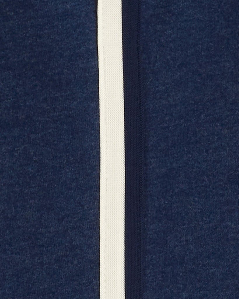 slide 4 of 4, Carter's Kid Pull-On Fleece Pants Navy 10, 1 ct