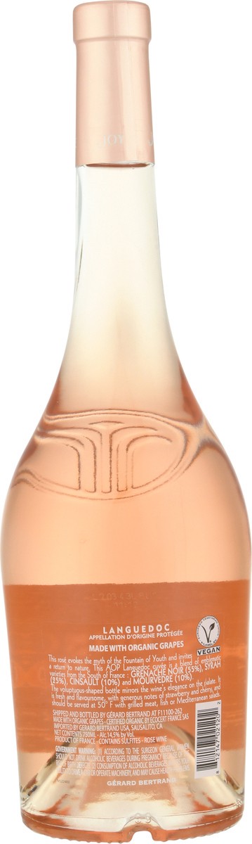slide 6 of 9, Gerard Bertrand Joy Rose By Gerard Bertrand, 750 ml