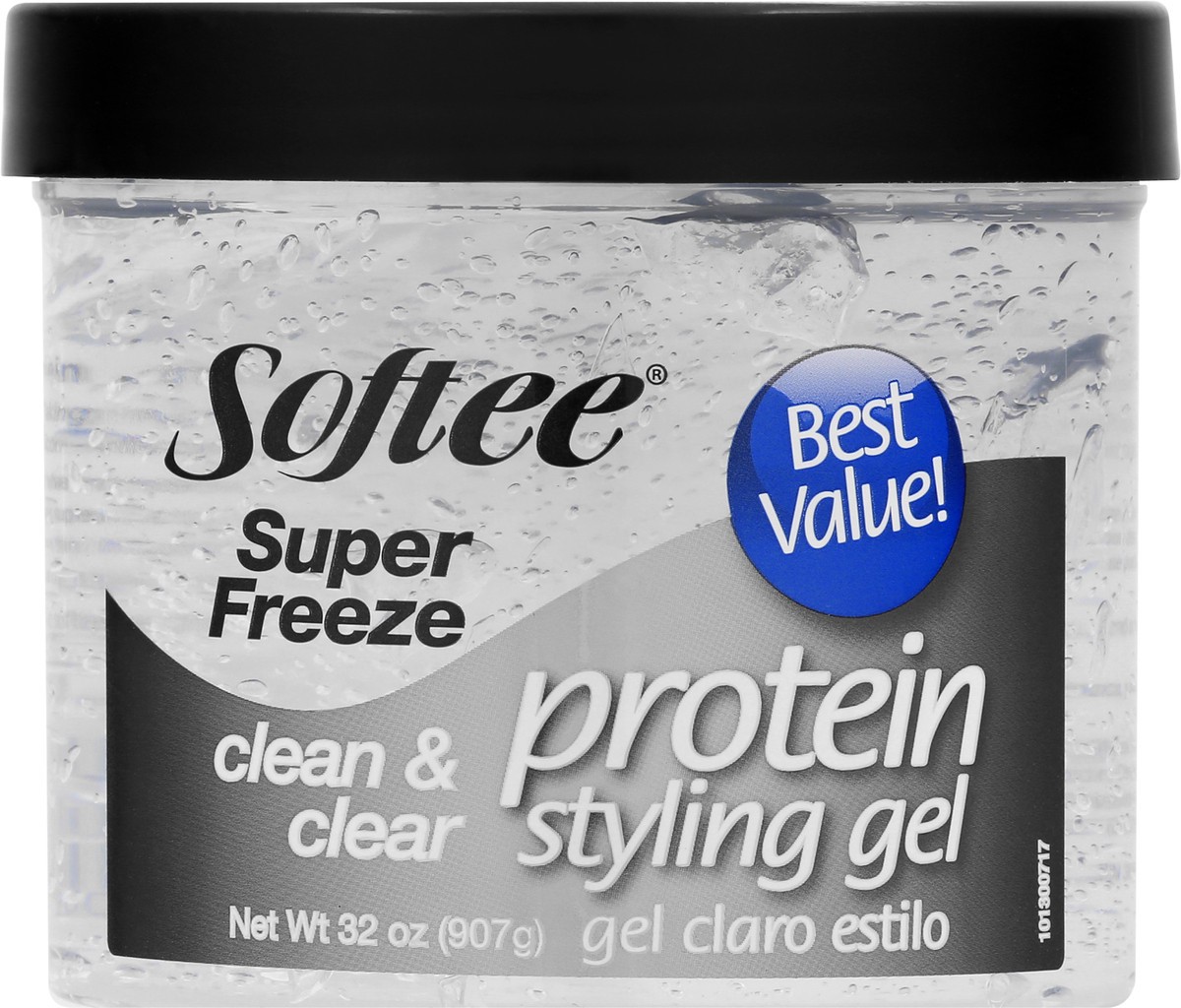 slide 6 of 12, Softee Super Freeze Protein Styling Gel 32 oz, 32 oz