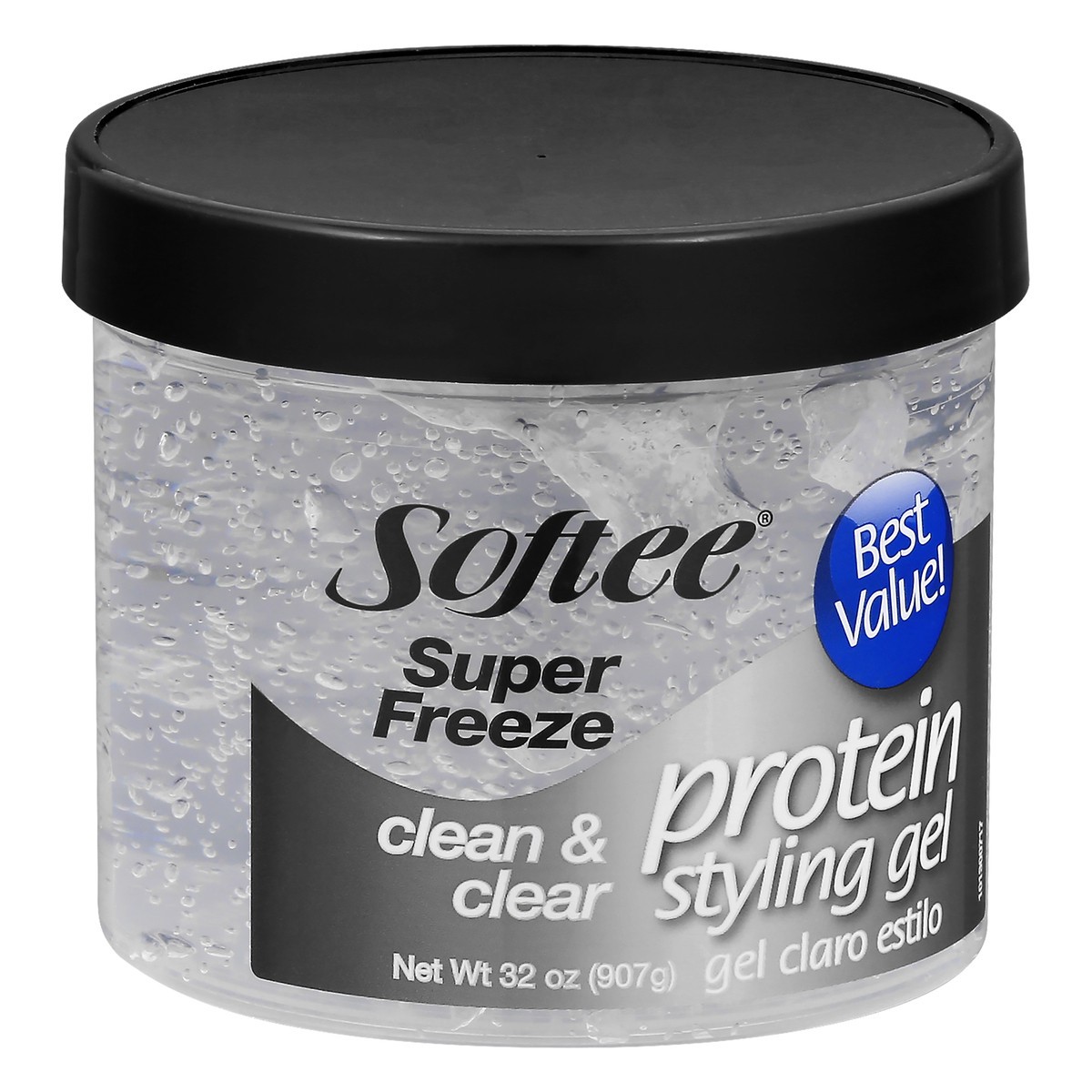 slide 7 of 12, Softee Super Freeze Protein Styling Gel 32 oz, 32 oz